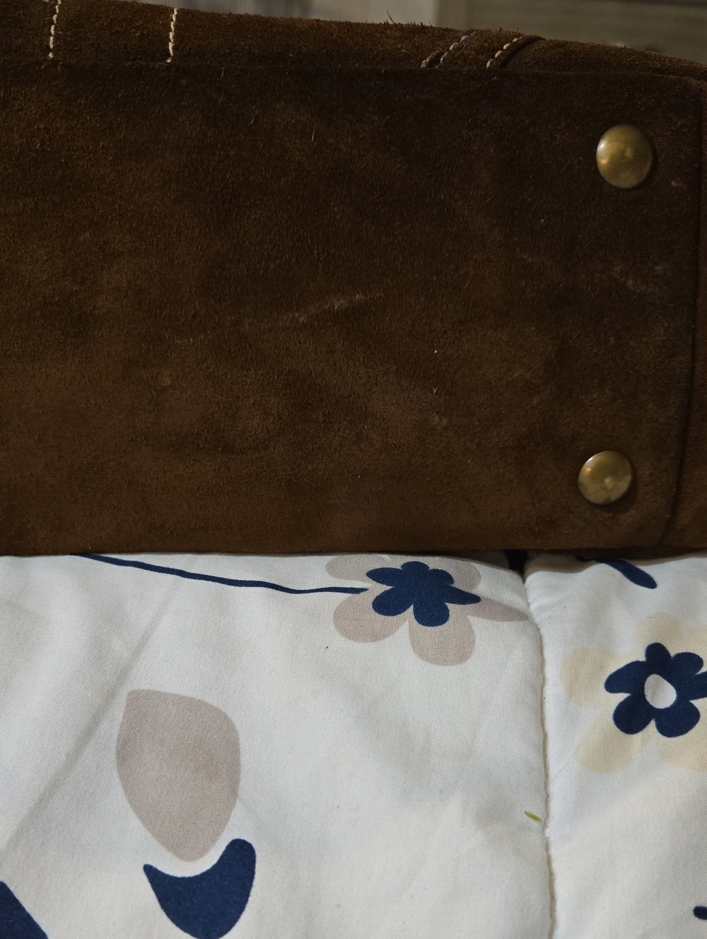 Coach Hampton Gallery Brown Suede Tote (Style 8B03) - Picture 16 of 16